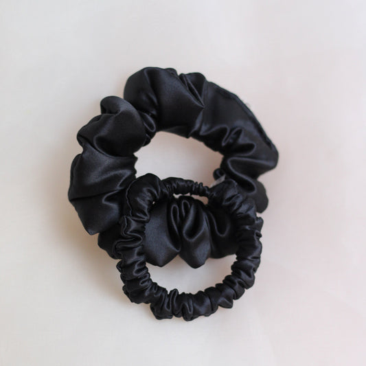 All Black Scrunchie