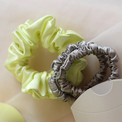 Ice Silver Scrunchie