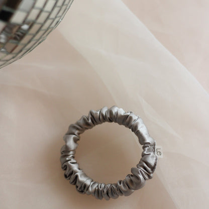Ice Silver Scrunchie