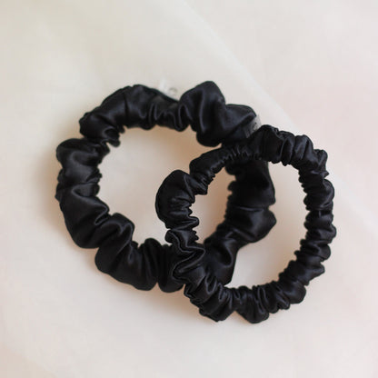 Midnight Black Scrunchie