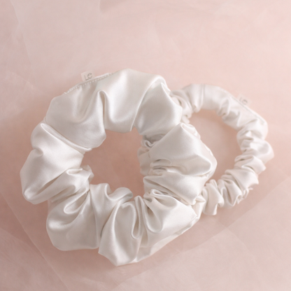 Porcelain White Scrunchie