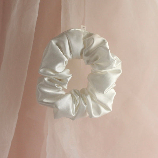 Porcelain White Scrunchie